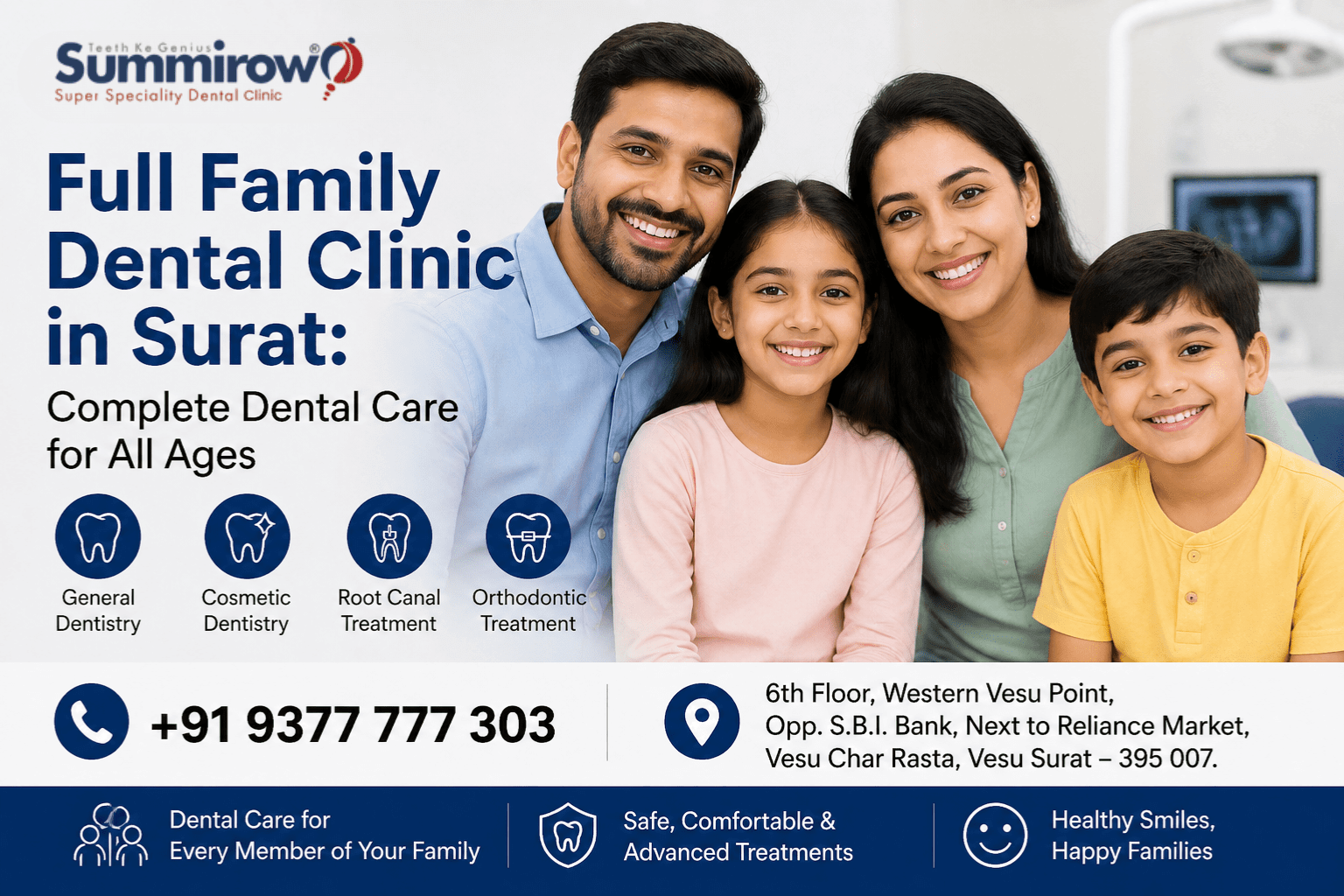 Full Family Dental Clinic in Surat: Complete Dental Care for All Ages
