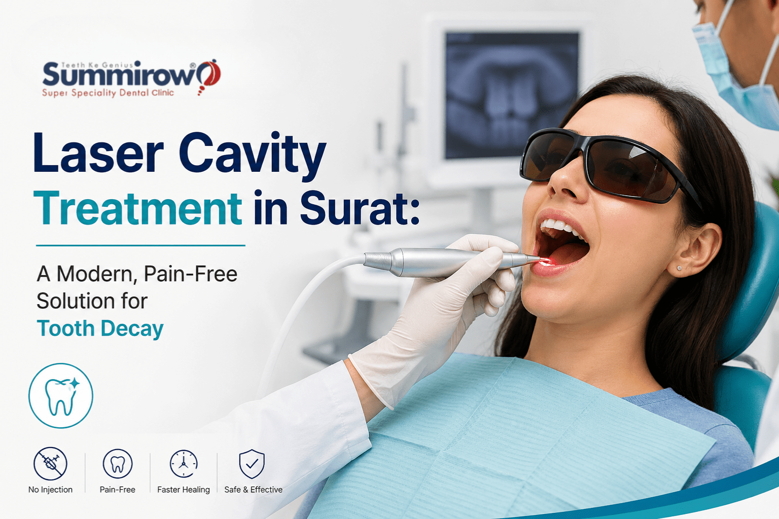 Laser Cavity Treatment in Surat: A Modern, Pain-Free Solution for Tooth Decay