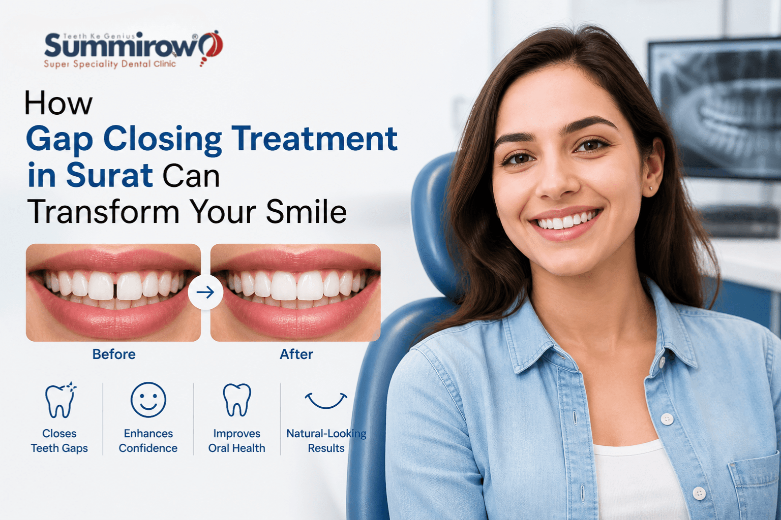 How Gap Closing Treatment in Surat Can Transform Your Smile