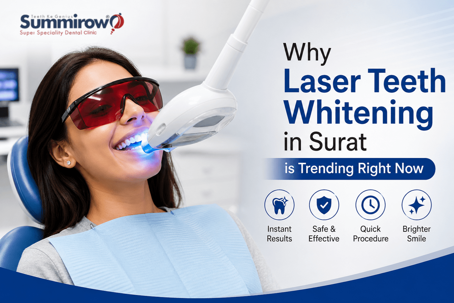 Why Laser Teeth Whitening in Surat is Trending Right Now