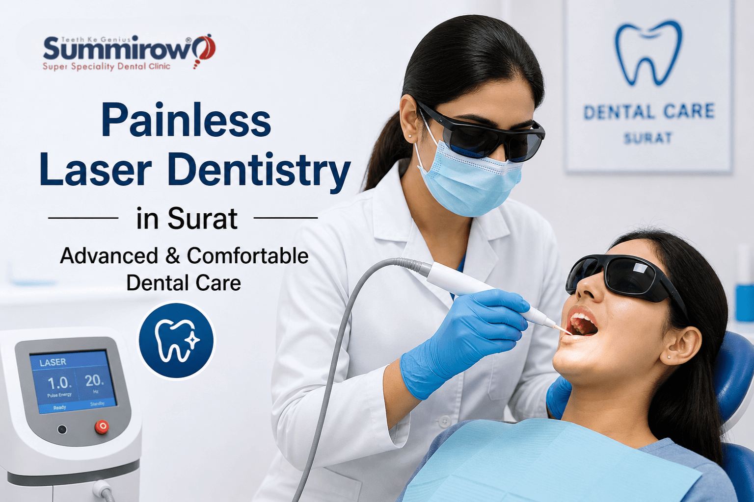 Painless Laser Dentistry in Surat: Advanced & Comfortable Dental Care