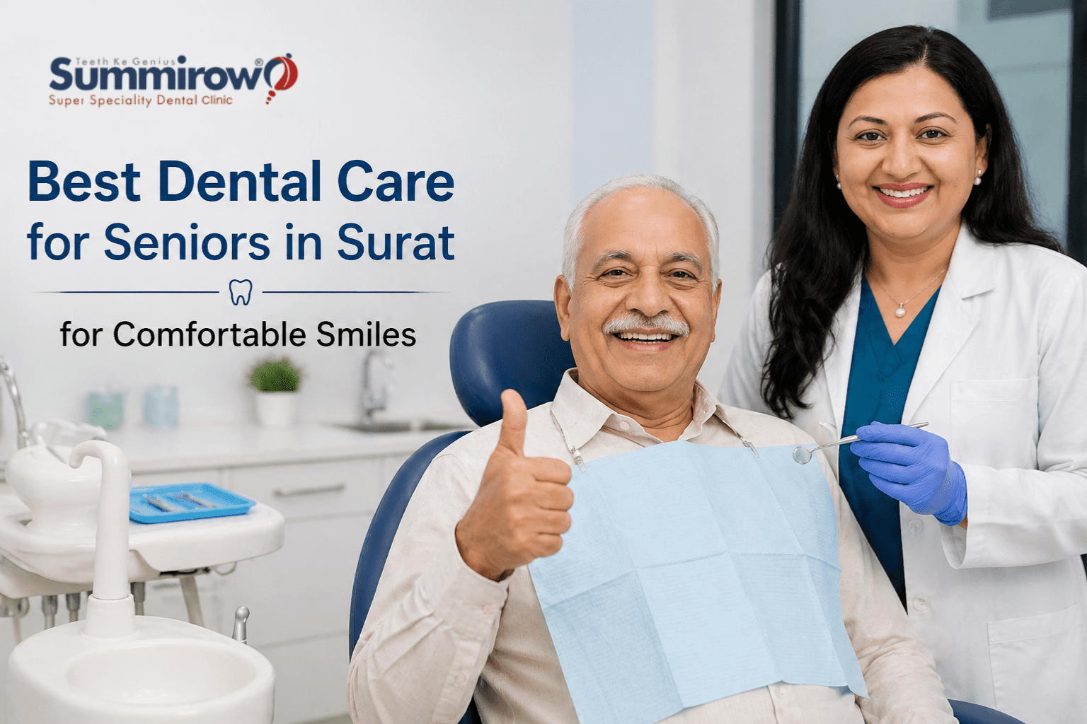 Best Dental Care for Seniors in Surat for Comfortable Smiles