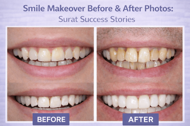 Smile Makeover Before & After Photos: Surat Success Stories