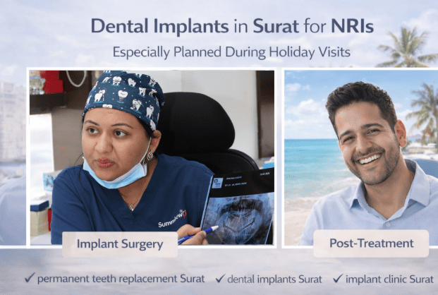 Why NRIs Prefer Dental Implants in Surat During Holidays