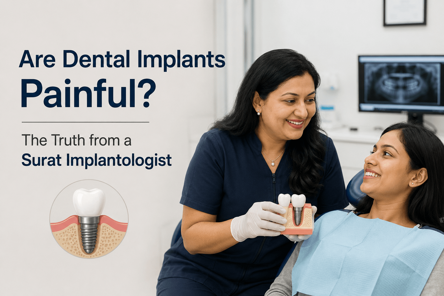 Are Dental Implants Painful? The Truth from a Surat Implantologist
