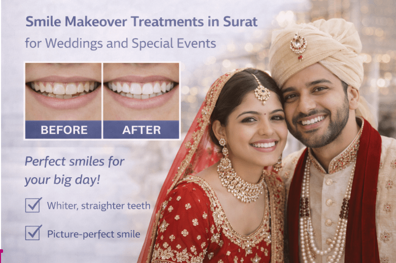 Smile Makeovers for Weddings & Functions in Surat