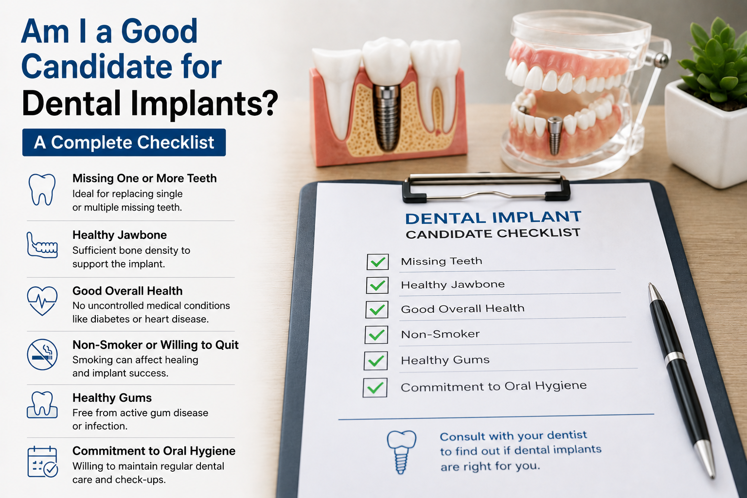 Am I a Good Candidate for Dental Implants in Surat? A Complete Checklist