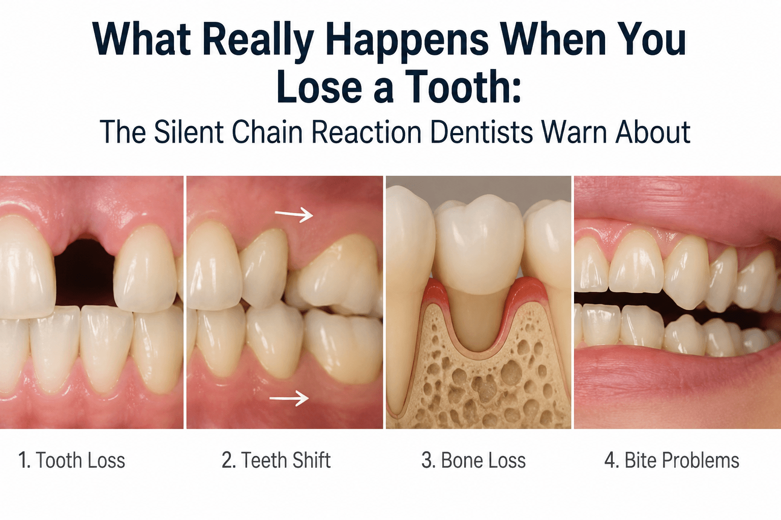 What Really Happens When You Lose a Tooth: The Silent Chain Reaction Dentists Warn About