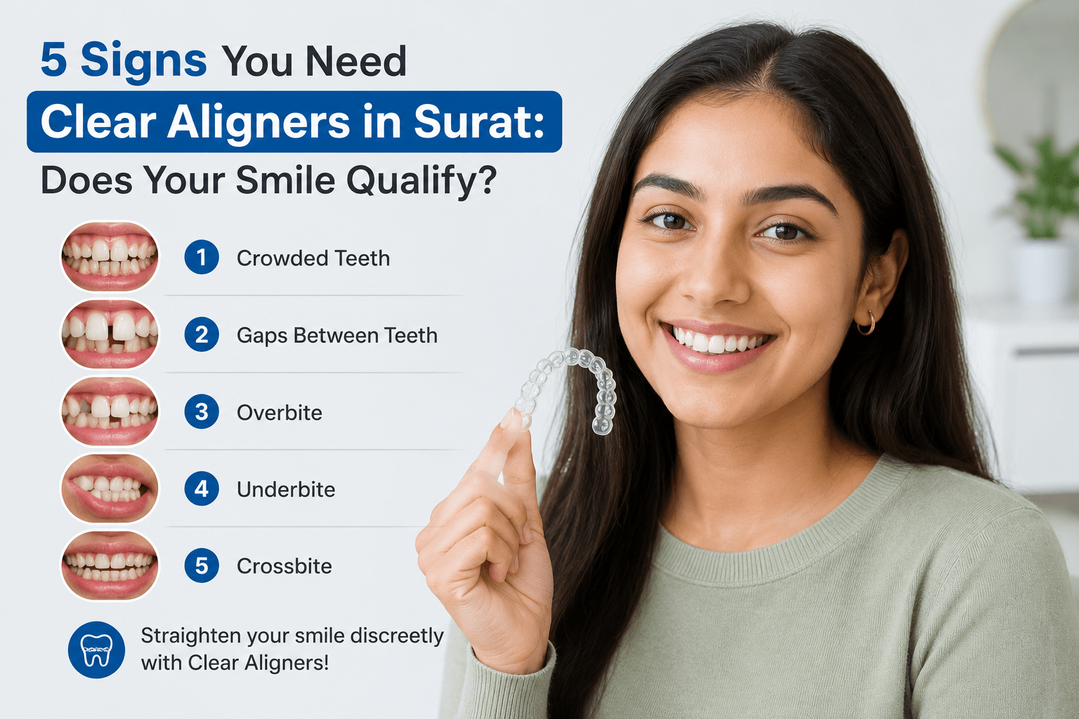 5 Signs You Need Clear Aligners in Surat: Does Your Smile Qualify?