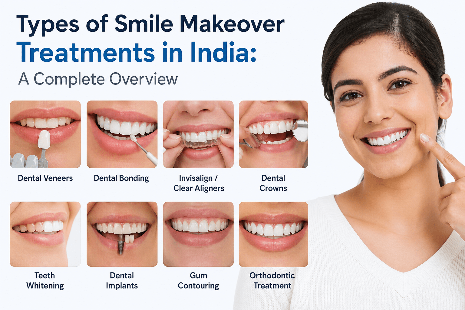 Types of Smile Makeover Treatments in India: A Complete Overview