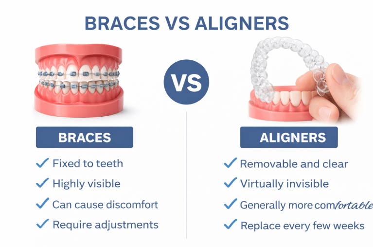 Clear Aligners vs Traditional Braces for Teens in Surat: Which Is Better?