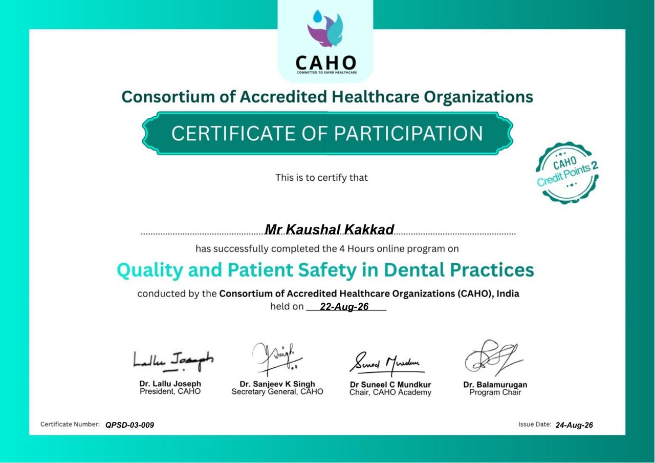 Quality & Patient Safety in Dental Practices