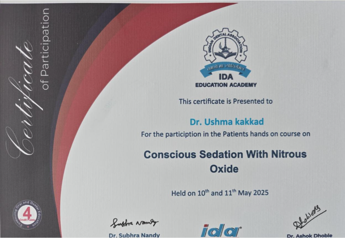 Conscious Sedation With Nitrous Oxide